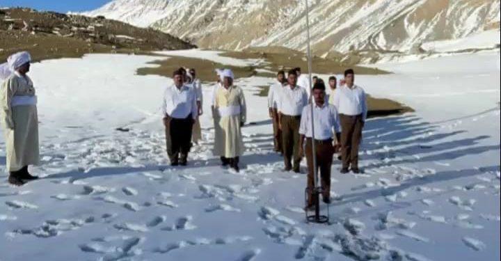 राष्ट्रीय स्वयंसेवक संघ शाताब्दी वर्ष के उपलक्ष पर गूंजी मण्डल, जिला पिथौरागढ़ में कार्यक्रम !