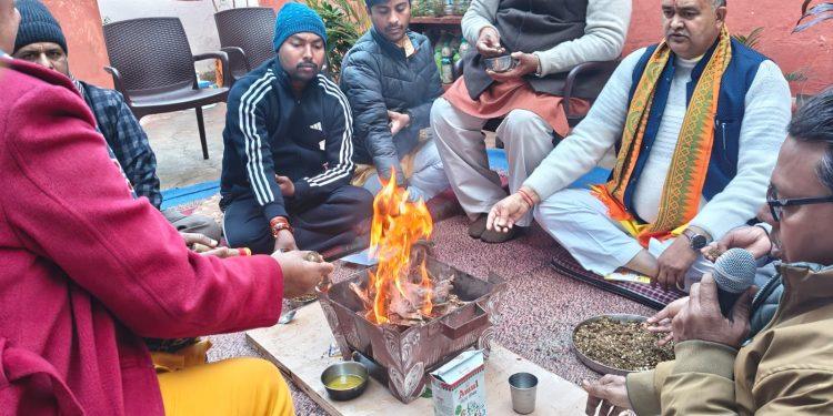 आदरणीय शकुंतला देवी जी की पुण्यतिथि पर हवन का आयोजन !